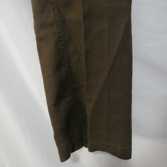 Y2K | OLD NAVY - Surplus Co | 36 X 30 | Classic Brown Linen Straight Leg Pants - Picture 8 of 16